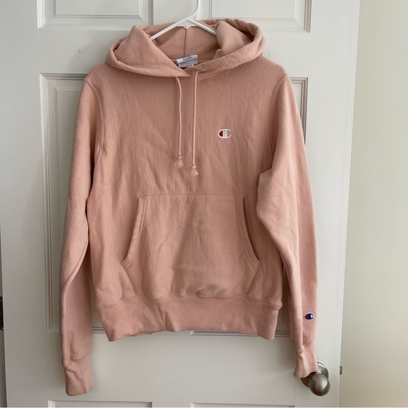 Champion Pink Fleece sweatshirt Hoodie Women’s Size XS - Picture 3 of 10